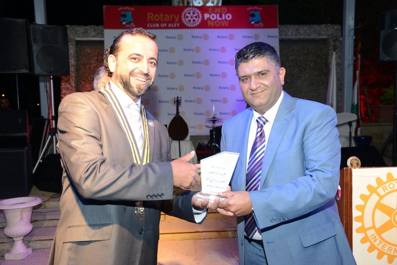 Rami Salman President of the Rotary Club of Aley